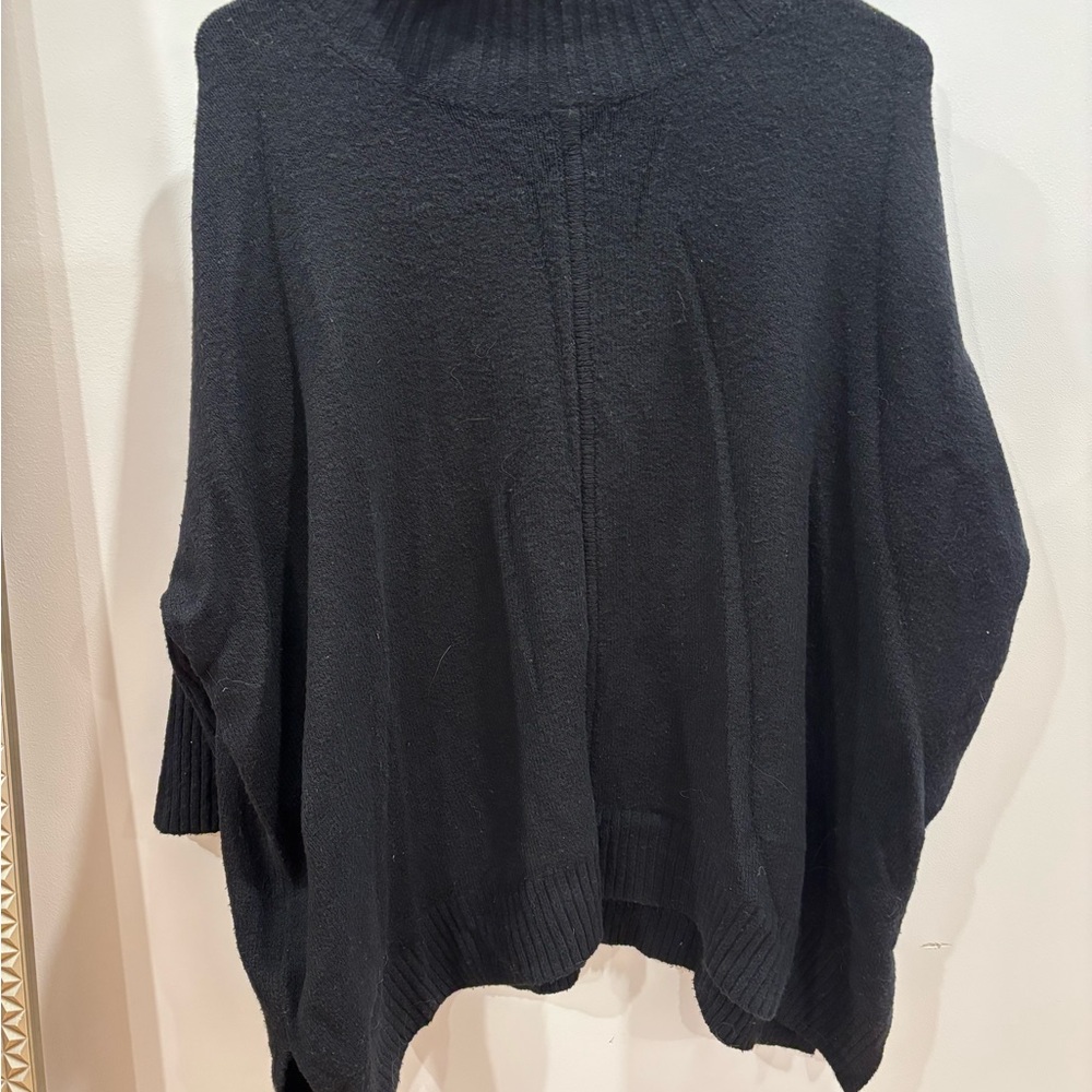 LOFT Black Cowl Neck Sweater